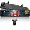 Best Dashcam with Large Touch and Rearview Answer Mirror-type 12-inch Screen, Panel, 12V/24V Compatible, Camera.