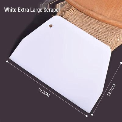 Extra Large Plastic Dough & Cake Scraper Set