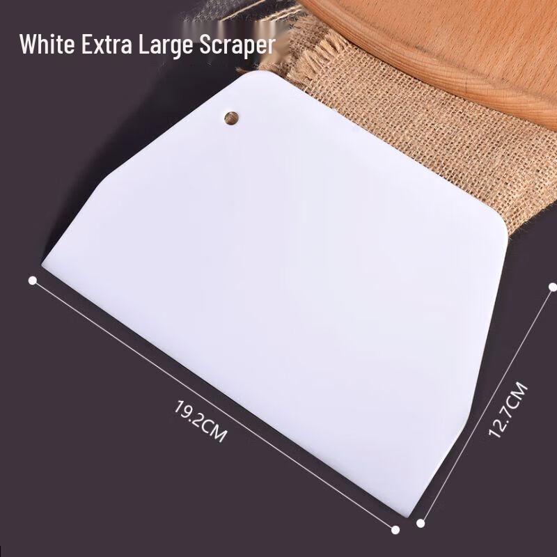 

Extra Large Plastic Dough & Cake Scraper Set
