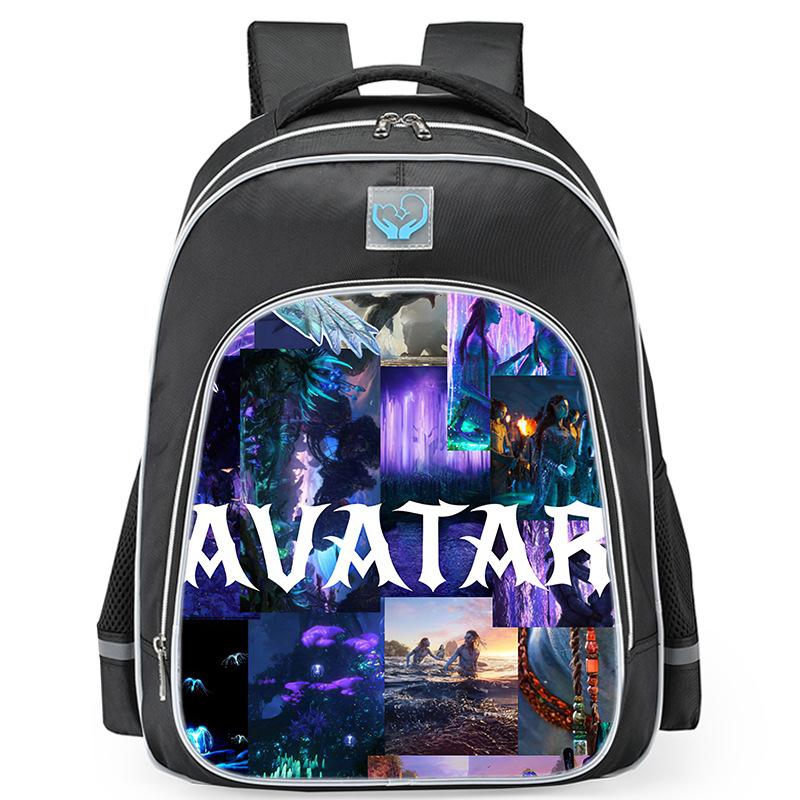 Zaino Periferico Serie Avatar3 Striscia Riflettente Zaino Scolastico