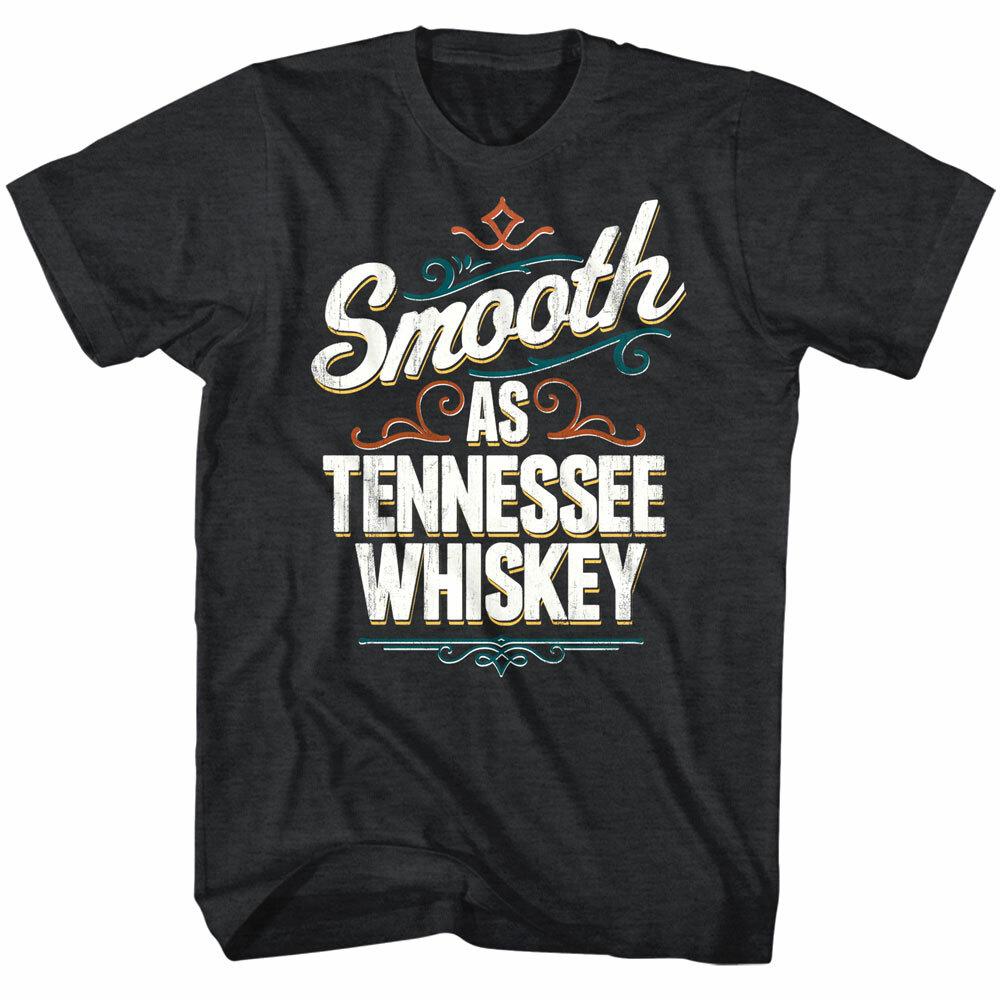 Drunk Society Smooth as Tennessee Whiskey Men T Shirt Drinking Booze Alcohol L