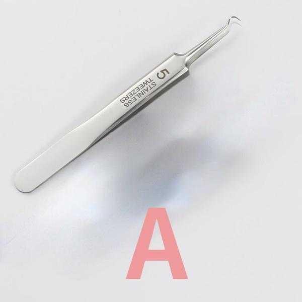 3Stk. Deutscher Ultrafein Nein. 5 Cell Pickel Blackhead Clip Pinzette Beauty Salon Special Scraping &; Schließendes Artefakt-Akne-Nadelwerkzeug