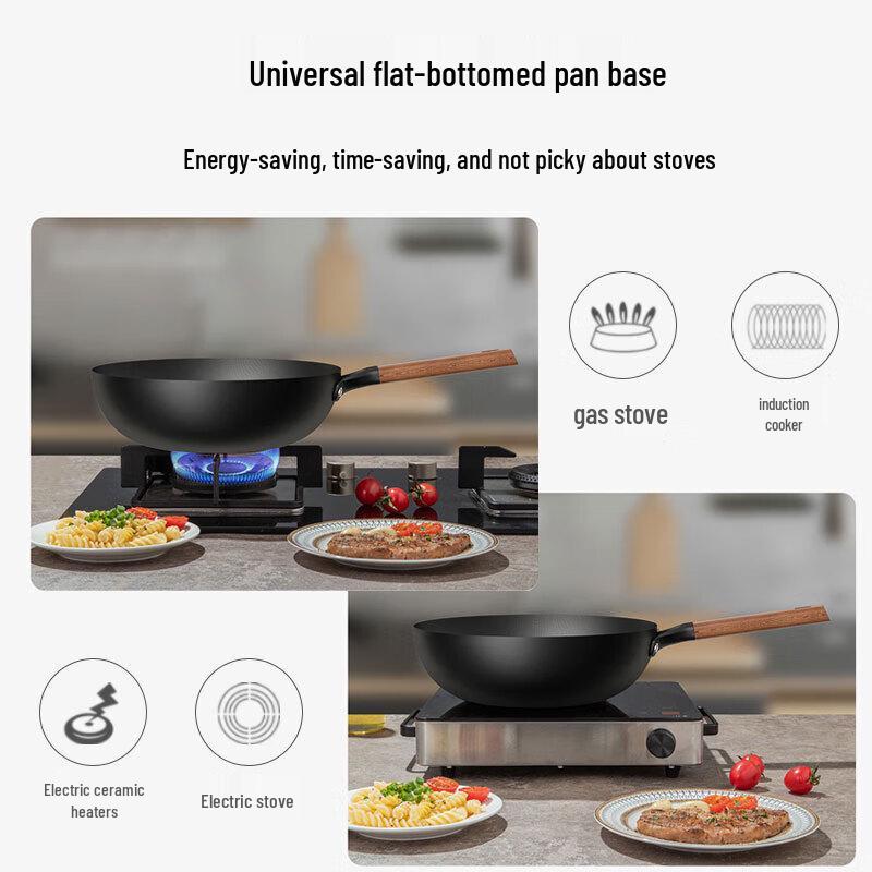 Kombach Titanium Non-stick Wok & Soup Pot Set