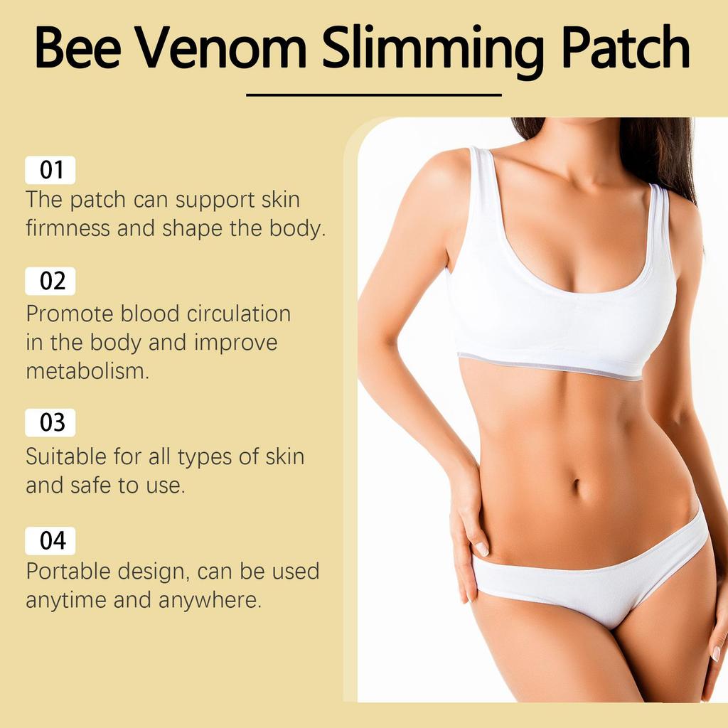 XIMONTH Bee Venom Body Contouring Patch Shape and Firm Body Skin Belly Belly Fat Worshipper Slimming Light Body Patch