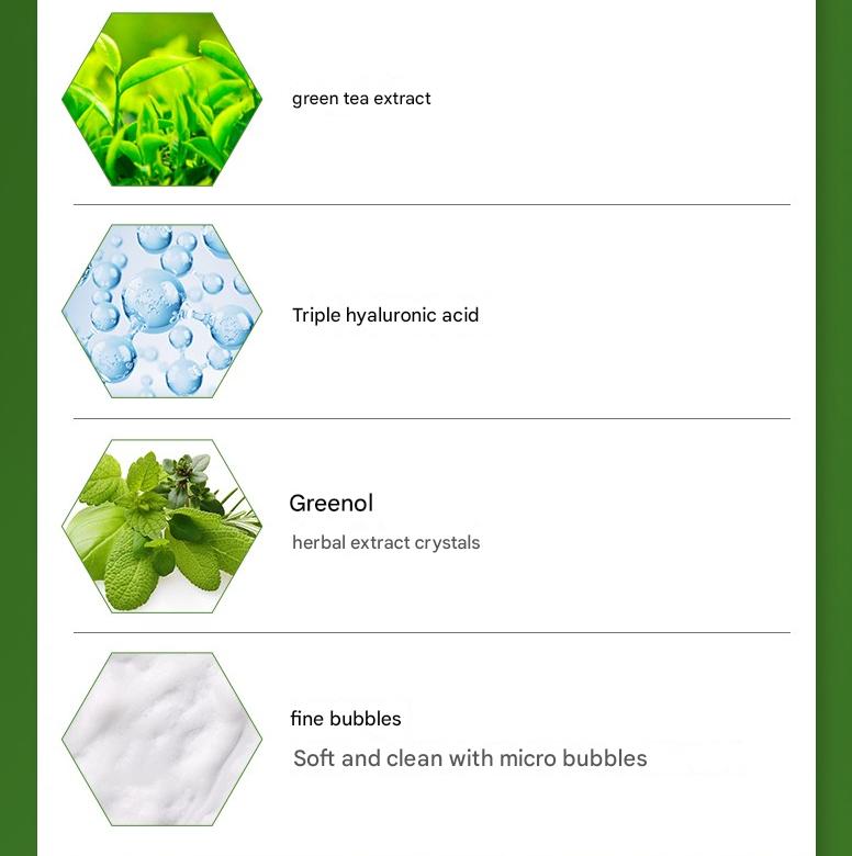 [VITAHALO] VitaHalo Daily New Jeju Green Tea Cleansing Foam, 150ml, 2pcs