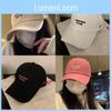 Stylish English Letter Baseball Cap For Men And Women Wide Brim Sun Protection