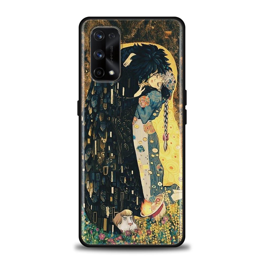 

Миядзаки Хаяо аниме «Ходячий замок Хаула» чехол для телефона для Oppo Realme 8i 8 9 7 6 5 Pro 9i 7i 5i 6i XT 5G Чехлы Realme 8Pro Realme XT