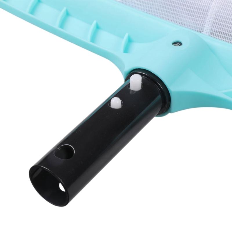 Leaves Rakes Meshes Frame Net Skimmer Cleaner Swimming Pool Spa Tool with Comfortable Ergonomic Handle