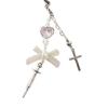 Syringe Heart Cross Charm Pendant Chain Phone Straps Pocket Keychain Strap