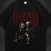 Es kann bluten, es kann sterben Shirt, Lustiges mittelalterliches Skelett-T-Shirt, Dunkles Fantasy-Gamer-Grafik-T-Shirt