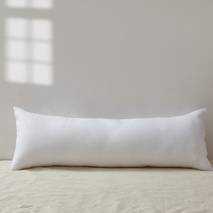 Plain White Pillow Insert With Polyester Fiber Filling For Adult Comfort And Multiple Sizes