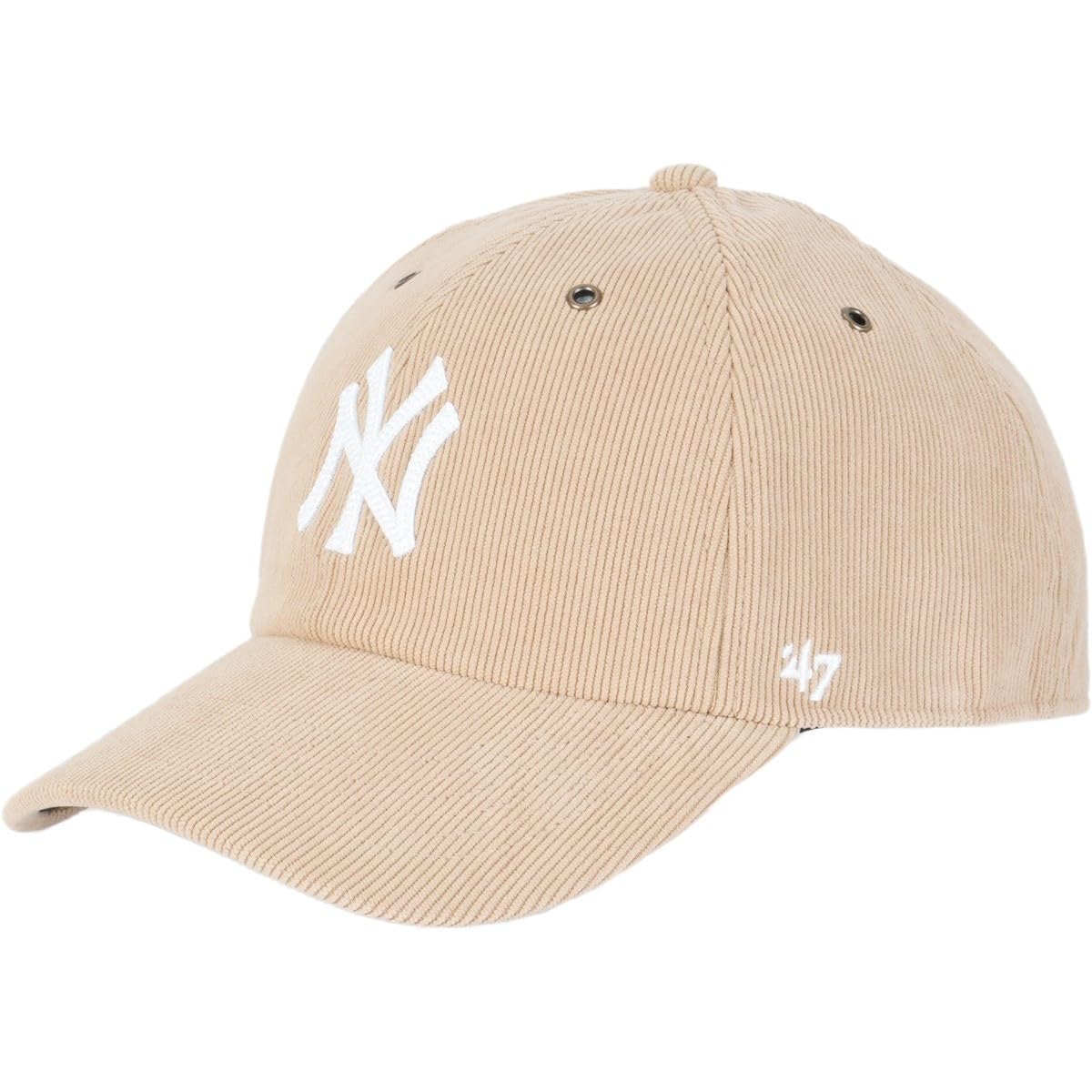Вельветовая кепка Clean Up MLB NY Хаки FREE 47 CLEAN UP Тонкий вельвет Clean Up Нью-Йорк Янкис 14858297 FSB36C2973 47brand