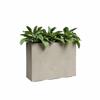 ARTEVASI Jardiniere haute - SYDNEY - Plastique - Creme - 80 cm - 50 L - Dimensions: 79.5x295x68 cm