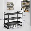 Four-Tier Wall-Mounted Electric Drill Storage & Charging Rack