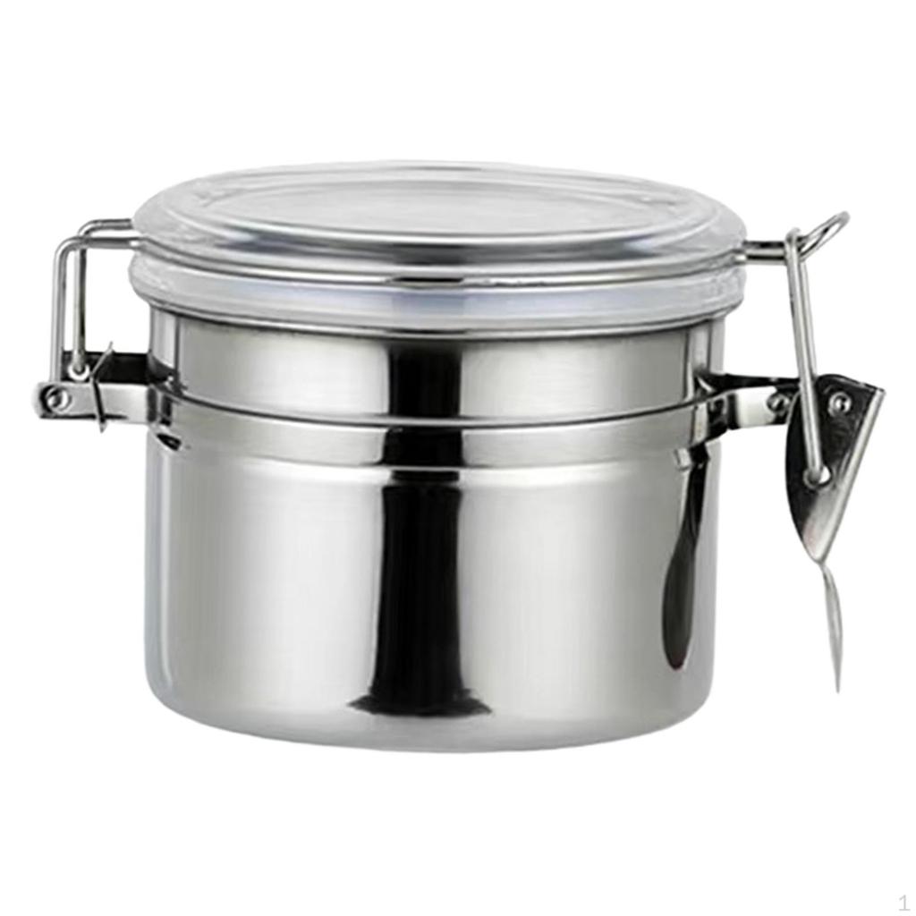 Lufttett oppbevaringsbeholder for kaffebønner, Multifunksjonell kjøkkenbeholder for korn, Te-sukkerbeholder