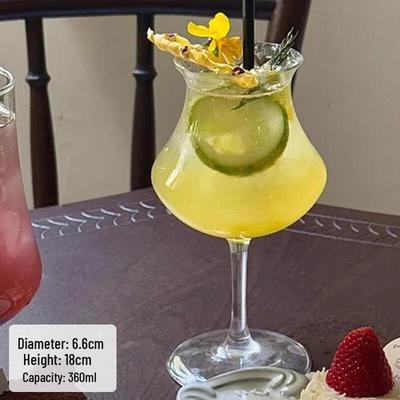 High-Footed Glass Juice & Drink Cup