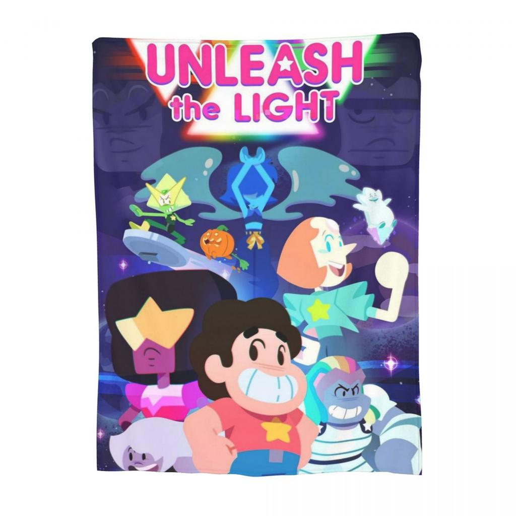 Steven Universe Cartone Animato Carino Coperta Pile Coperta da Divano Coperte da Lanciare per Divano Biancheria da Letto Coperte da Viaggio Copriletto Trapunta