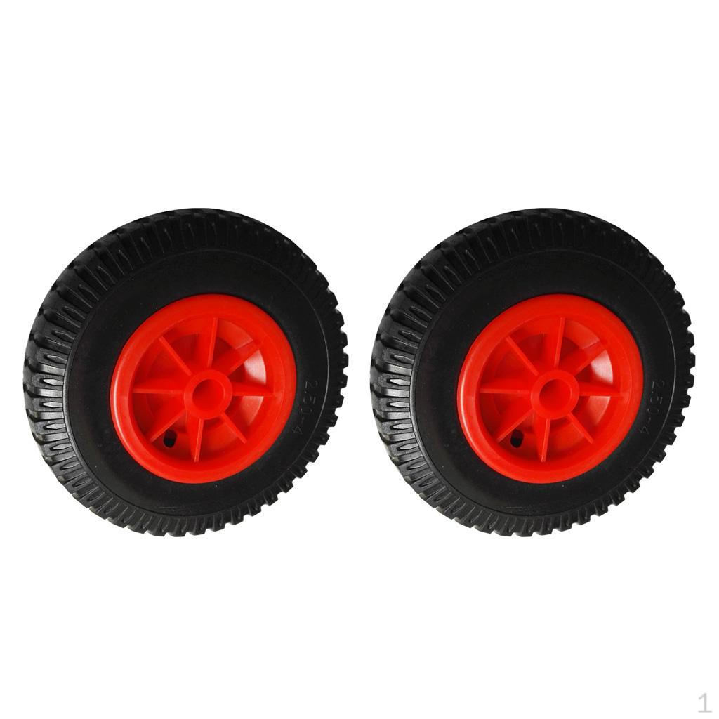 

2 Pieces 25.4cm 22.35mm Spare Puncture Proof Kayak Canoe Trolley/ Carrier/ Jockey