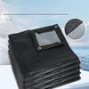 ZISIZ Black Silver Outdoor Protective Tarp