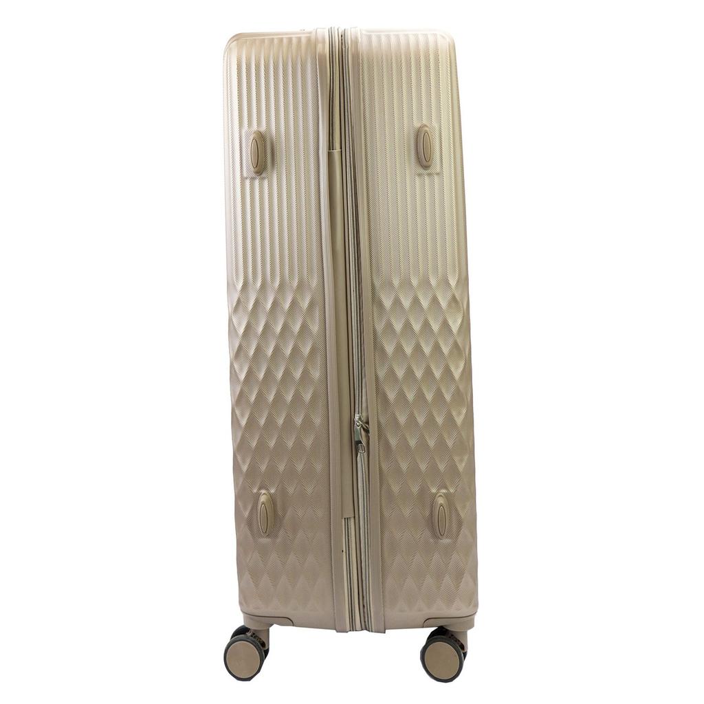 Mocna męska walizka z tworzywa ABS Leonardo da Vinci 3059-2 S32