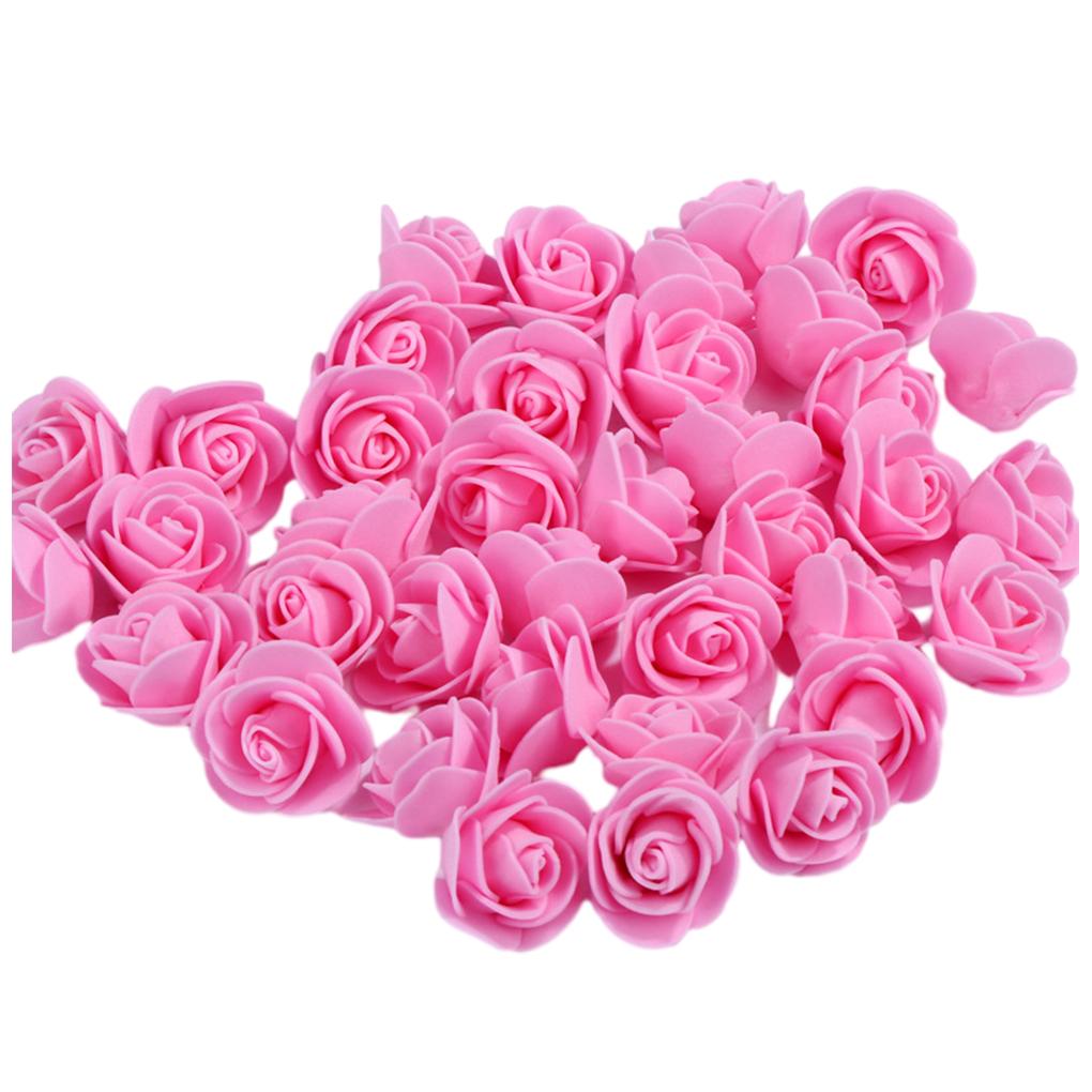 500x Beautiful And Realistic Flower Arrangements Effortlessly PE Foam Rose Head Artificial Flower