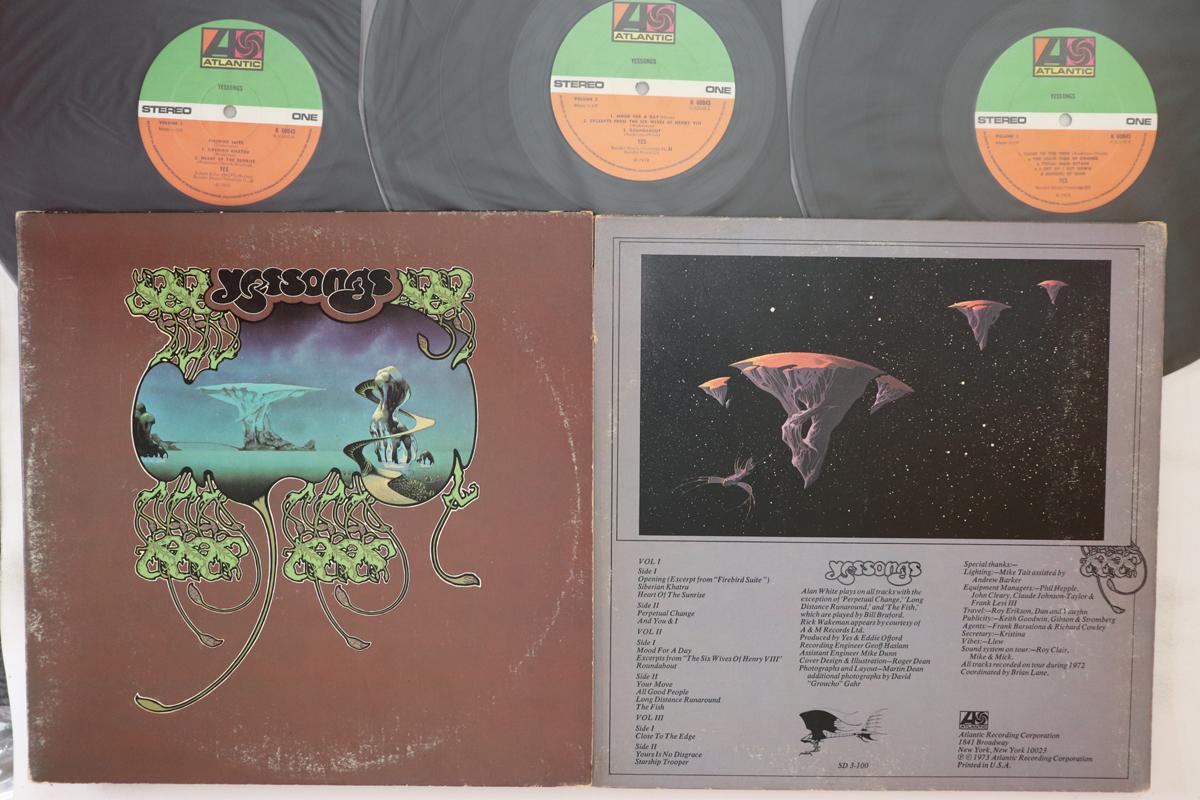 

LP Record YES - Yessongs K60045 ATLANTIC 1973 UK Rock Used