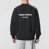 adidas Sweatshirts Men's Black Crew Neck Moderate Regular KA2562