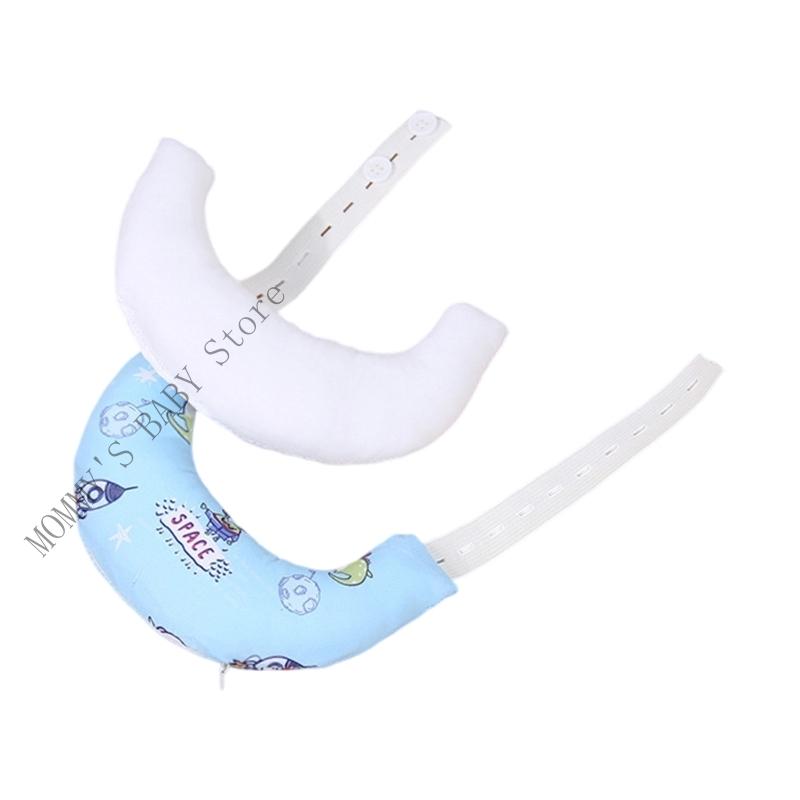 H3CD Baby Pillow Sleep Comfort Nursery Pillow with Ergonomic Neck Support Cotton Pillow with Removable Cover for Newborns