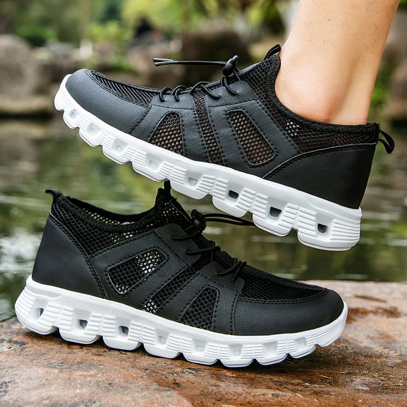 Sommer Herren Sneaker Heißverkauf Ultraleicht Mesh Atmungsaktiv Walking Fitness Laufschuhe Outdoor Offroad Waten Wanderschuhe
