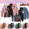 Anime Demon Slayer Kimetsu No Yaiba 3D Hoodie Herren Damen Pullover Kapuzenoberteil Weicher Atmungsaktiver Stoff