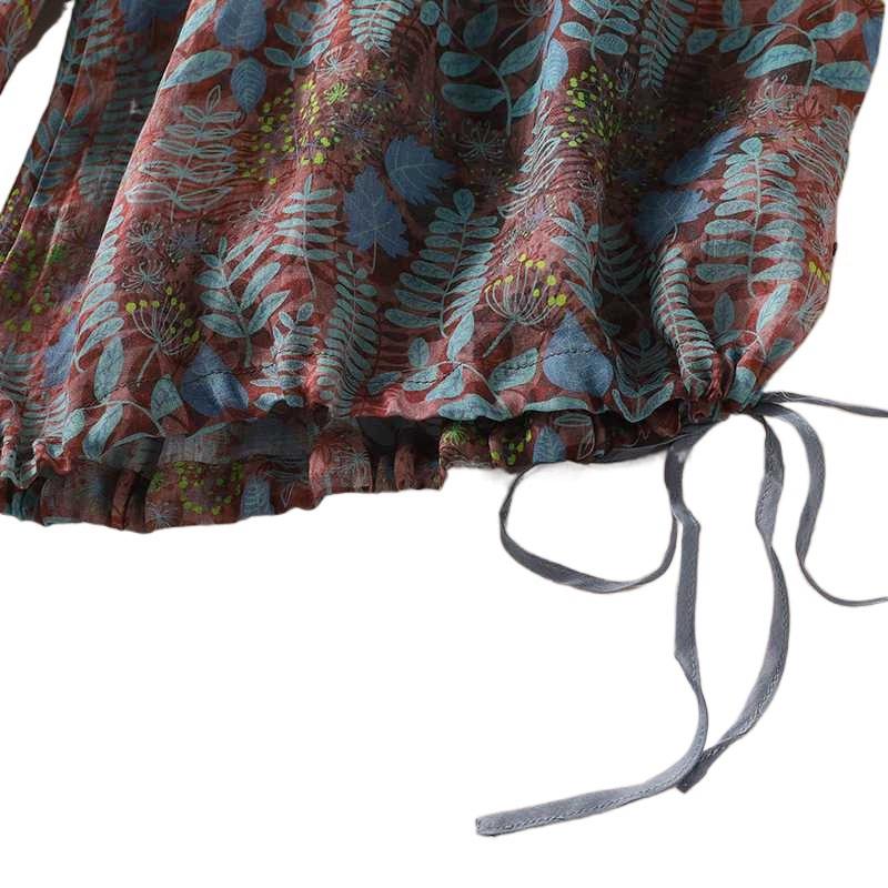 Women's Spring and Summer Literary Casual Pants Loose and Comfortable Nine Minute Pants