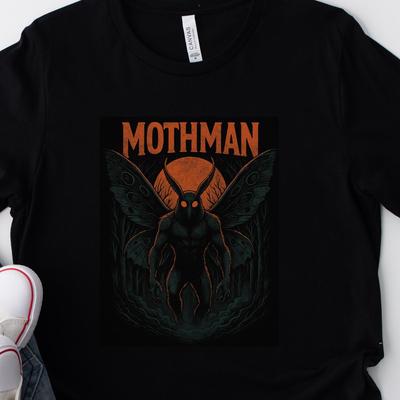 Mothman Cryptid T-Shirt, Point Pleasant Legend Tee