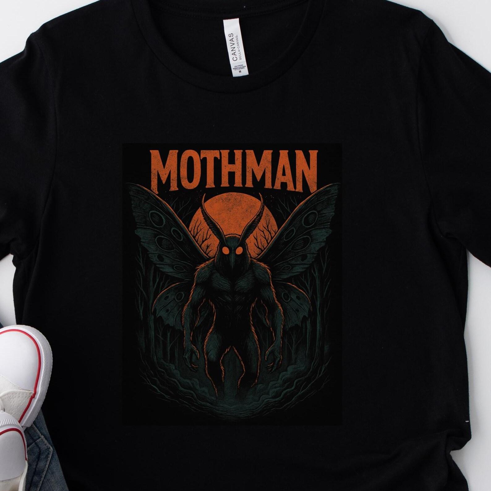 Mothman Cryptid T-Shirt, Point Pleasant Legend Tee M