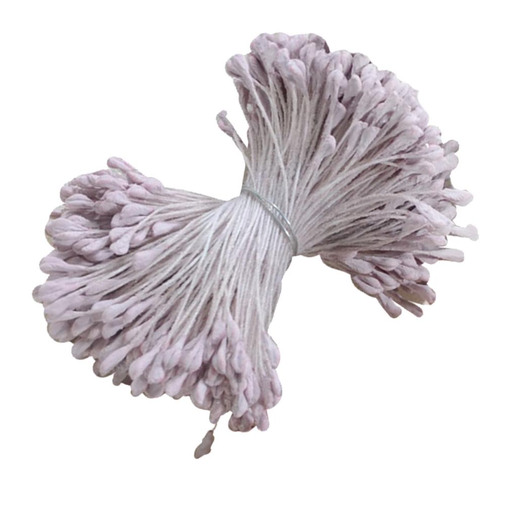 Plaster Artificial Flower Stamens Assorted Colors DIY Craft Flowers for Flower Making Card Making Fabric Flower Brooch