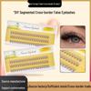 Hot Melt Soft Dense Natural Eyelash Clusters - 3 Rows of Single Cluster False Lashes