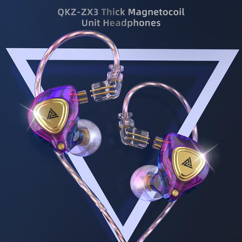 QKZ ZX3 Mobile Phone Headset, Cable with Wheat Headset Running Sports Headset