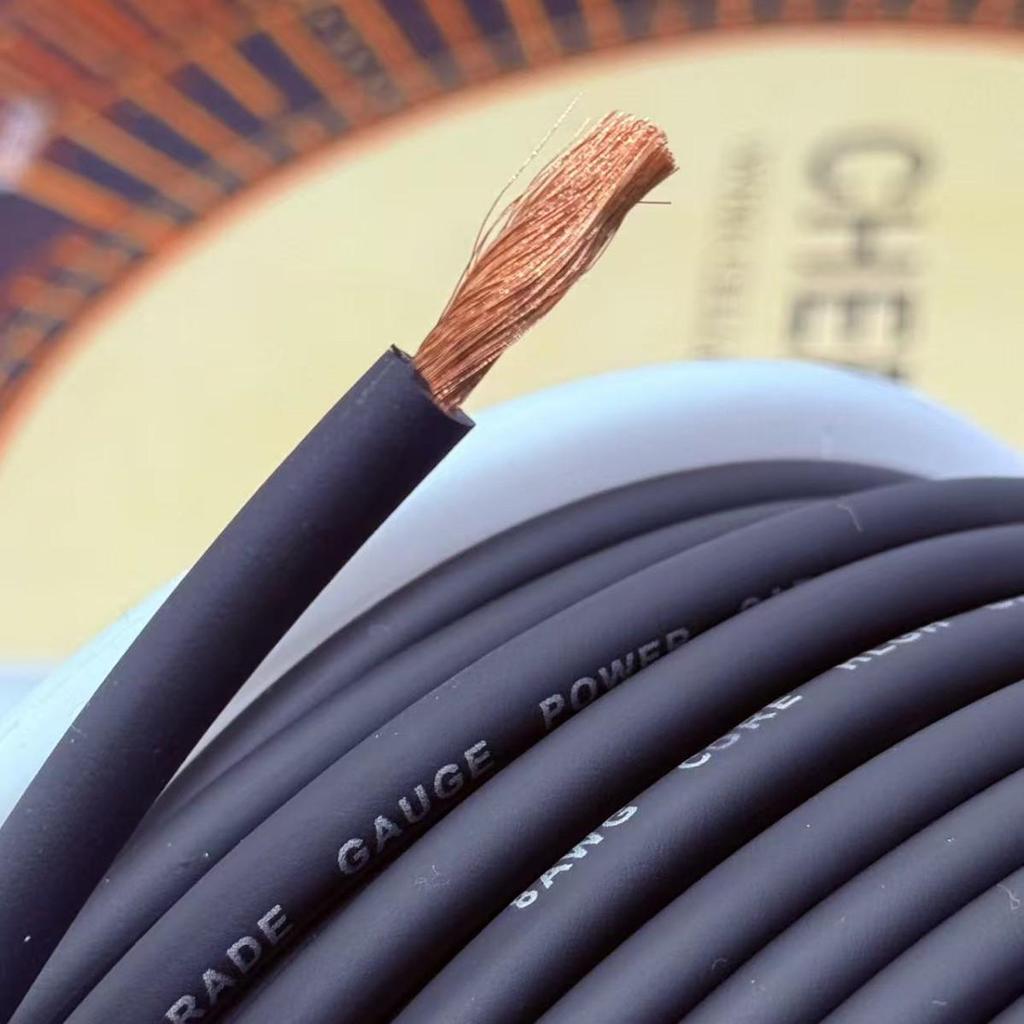 8GA Matte Pure Copper Car Audio Subwoofer Power Cable