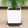 1PC Flower Pot Tray Thickened Square Reinforced Plant Pot Holder Breathable Base Planter Tray Universal Wheel Plastic