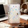 Colorful Laser Heart PVC Loose-Leaf Binder & Replacement Cover - A5/A6/A7/M5