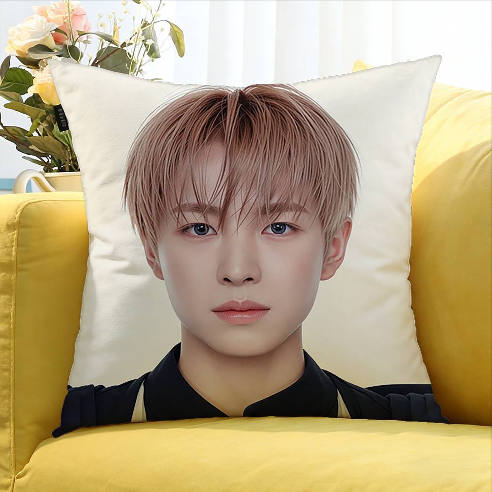 cool Singer Band NCT WWish Various Sizes Square Pillow Case For Car Home Bedchamber Decor