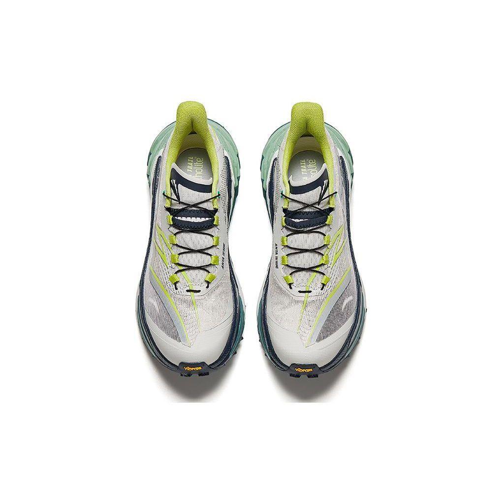 Anta Taihang Men's Trail Running Shoes Ivory White Green Yellow 112425533S-2