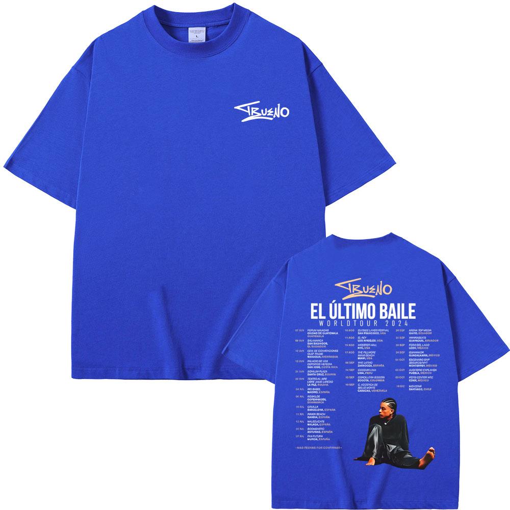 Rare Rapper Trueno El Ultimo Balie World Tour 2024 T Shirt Men Women Fashion Hip Hop Oversized T-shirts Men's Cotton T Shirts