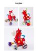 Baby Stroller & Crib Hanging Horse Toy with Pull Bell - Soothing Car Interior Ornament