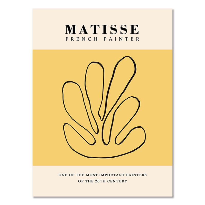 Henri Matisse Abstract Flower Canvas Posters Nordic Wall Art Decor Prints Home Decorative Picture for Interior Living Room Decor