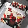 Cool D-Deadpool Duvet Cover Set Home Style Bedding Soft Laundry Cotton Bed 3 Piece Set Student Dormitory Gift