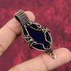 Blue Fire Labradorite Pendant Copper Wire Wrapped Gemstone Pendant Copper Jewelry Handmade Brand New Pendant Wire Wrap Jewelry Gifts For Her