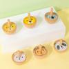 Large Fruit Animal Wooden Finger Turning Small Gyro Children'S Traditional Nostalgic Wooden Early Education Educational Toys