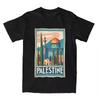 2025 Summer Couple T-Shirt Vintage Palestine Jerusalem Peace T Shirts Leisure Summer Tees Aesthetic Print Cotton Tops Gift Idea