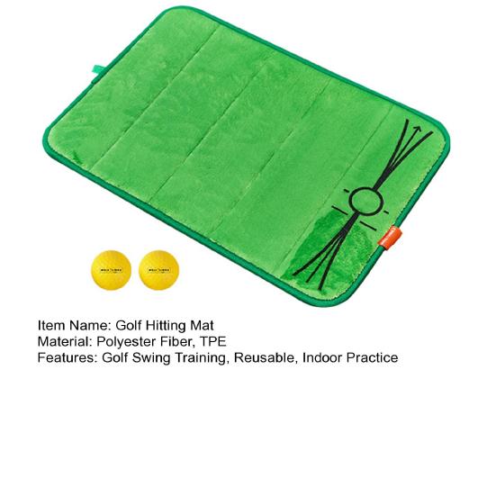 Golf Hitting Mat for Swing Pathway Feedback Indoor Outdoor Golf Practice Mat for Training Chipping Golf Accessories for Men Dad Husband