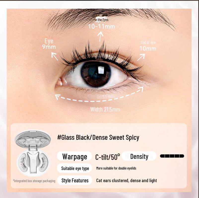 

WOSADO Yuetong 2.0 Магнитный набор ресниц - Мягкие, Густые, Длинные C-завиток, Без клея.